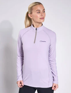 Berghaus 24/7 High Neck Half Zip Long Sleeve Top
