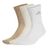 ADIDAS 3pk Cotton Rich Cushioned Ankle High Socks