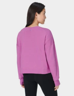 Sweaty Betty After Class Cotton Blend Relaxed Sweatshirt 26 Sweaty Betty After Class Cotton Blend Relaxed Sweatshirt -Marks and Spencer Shop After Class Cotton Blend Relaxed Sweatshirt 4