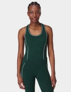 Sweaty Betty All Day Scoop Neck Racer Back Crop Vest Top