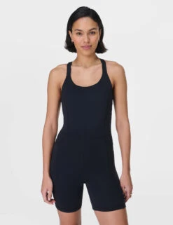 Sweaty Betty All Day Short Scoop Neck Racerback Bodysuit