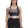 Under Armour Armour Mid Crossback Printed Sports Bra