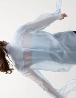 Beaded Tie Detail Shirt -Marks and Spencer Shop Beaded Tie Detail Shirt 2