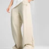 Puma Better Classics Pure Cotton Wide Leg Joggers -Marks and Spencer Shop Better Classics Pure Cotton Wide Leg Joggers