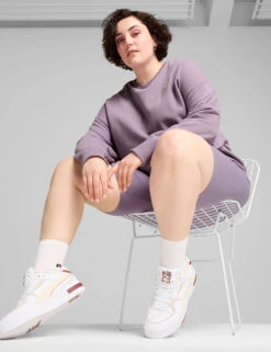 Puma Better Classics Relaxed Pure Cotton Sweatshirt -Marks and Spencer Shop Better Classics Relaxed Pure Cotton Sweatshirt 3