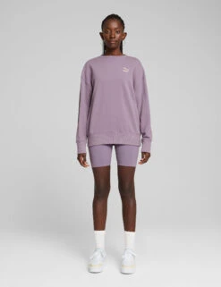 Puma Better Classics Relaxed Pure Cotton Sweatshirt -Marks and Spencer Shop Better Classics Relaxed Pure Cotton Sweatshirt 5