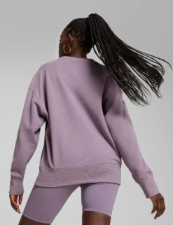 Puma Better Classics Relaxed Pure Cotton Sweatshirt -Marks and Spencer Shop Better Classics Relaxed Pure Cotton Sweatshirt 6