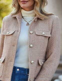 Boucle Pocket Detail Jacket 14 Boucle Pocket Detail Jacket -Marks and Spencer Shop Boucle Pocket Detail Jacket 2