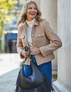 Boucle Pocket Detail Jacket 16 Boucle Pocket Detail Jacket -Marks and Spencer Shop Boucle Pocket Detail Jacket 4