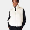 Sweaty Betty Canyon Zip Up Funnel Neck Fleece Gilet -Marks and Spencer Shop Canyon Zip Up Funnel Neck Fleece Gilet