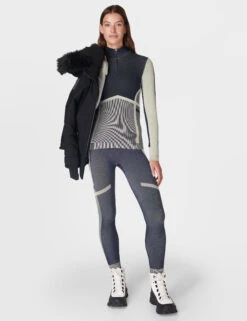 Sweaty Betty Chevron High Waisted Leggings 16 Sweaty Betty Chevron High Waisted Leggings -Marks and Spencer Shop Chevron High Waisted Leggings 2