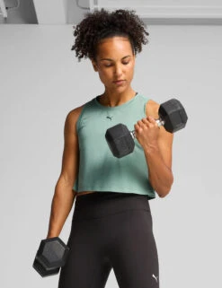 Puma Cloudspun Crew Neck Crop Top