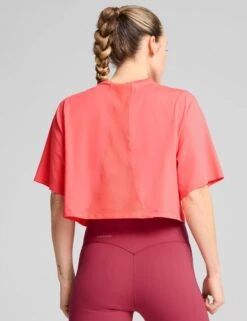 Puma Cloudspun Mesh Crew Neck Crop T-Shirt 13 Puma Cloudspun Mesh Crew Neck Crop T-Shirt -Marks and Spencer Shop Cloudspun Mesh Crew Neck Crop T Shirt 3