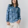 Ghost Collared Floral Button Detail Blouse -Marks and Spencer Shop Collared Floral Button Detail Blouse