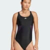ADIDAS Colorblock C-Back Scoop Neck Swimsuit