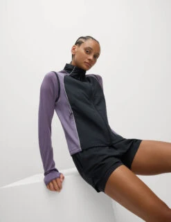 Colour Block Cropped Gilet -Marks and Spencer Shop Colour Block Cropped Gilet 3