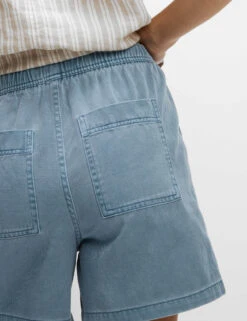 Cotton Blend Garment Dye Shorts -Marks and Spencer Shop Cotton Blend Garment Dye Shorts 3