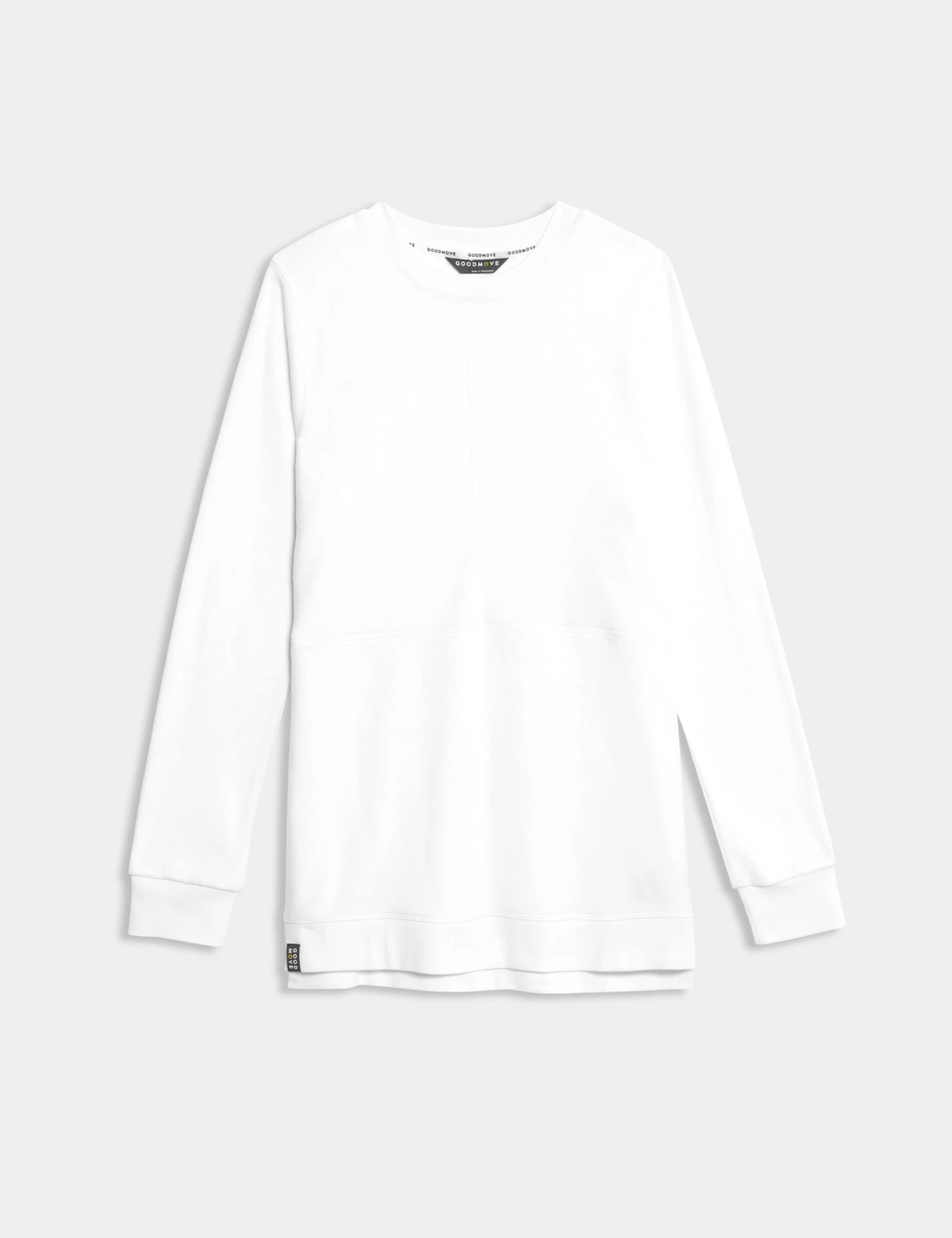 Cotton Rich Brushed Longline Sweatshirt 4 Cotton Rich Brushed Longline Sweatshirt - Image 2