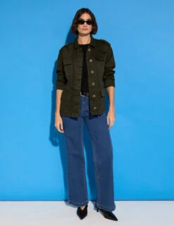 Cotton Rich Collared Cargo Jacket 18 Cotton Rich Collared Cargo Jacket -Marks and Spencer Shop Cotton Rich Collared Cargo Jacket 2