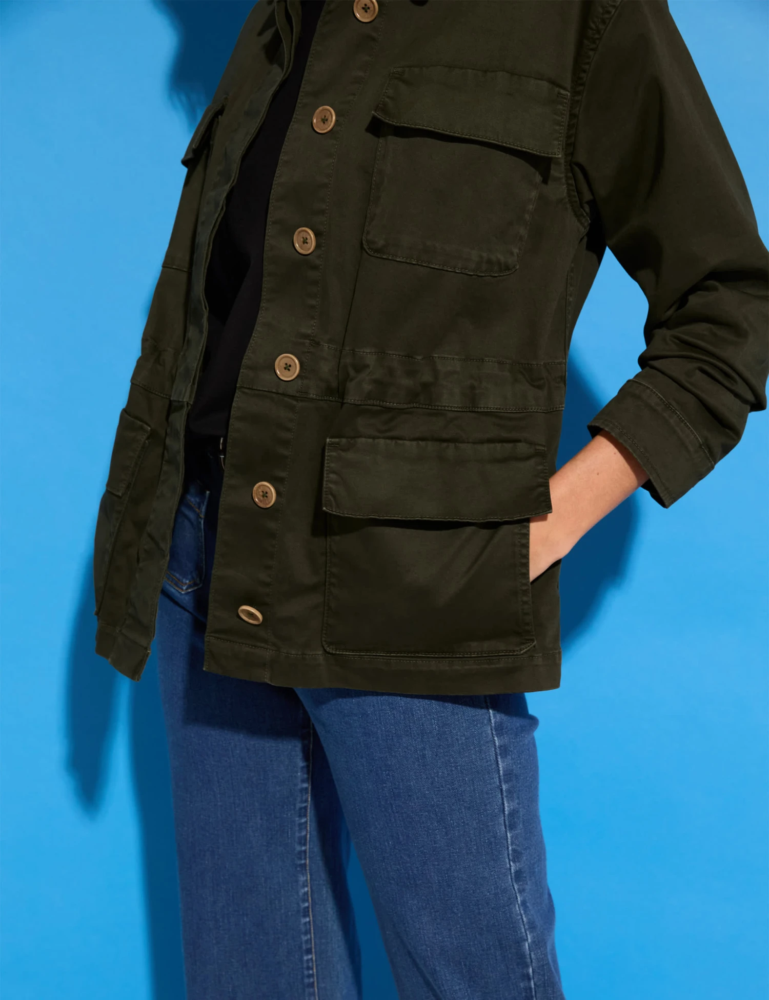 Cotton Rich Collared Cargo Jacket 7 Cotton Rich Collared Cargo Jacket - Image 5