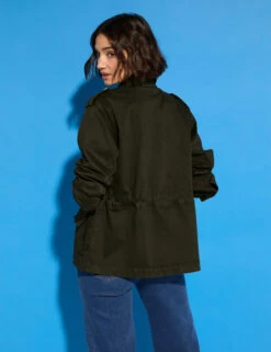 Cotton Rich Collared Cargo Jacket 22 Cotton Rich Collared Cargo Jacket -Marks and Spencer Shop Cotton Rich Collared Cargo Jacket 6