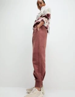 Cotton Rich Cuffed Relaxed Joggers -Marks and Spencer Shop Cotton Rich Cuffed Relaxed Joggers 4