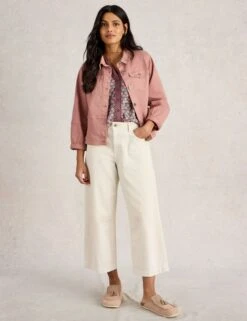 WHITE STUFF Cotton Rich Denim Jacket 18 WHITE STUFF Cotton Rich Denim Jacket -Marks and Spencer Shop Cotton Rich Denim Jacket 2