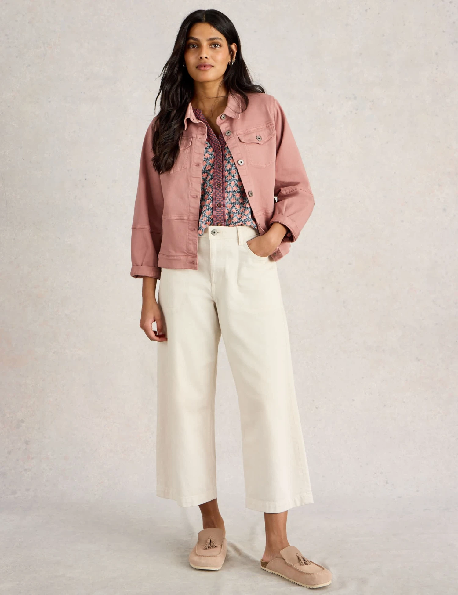 WHITE STUFF Cotton Rich Denim Jacket 5 WHITE STUFF Cotton Rich Denim Jacket - Image 3