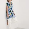 Cotton Rich Geometric Tunic -Marks and Spencer Shop Cotton Rich Geometric Tunic