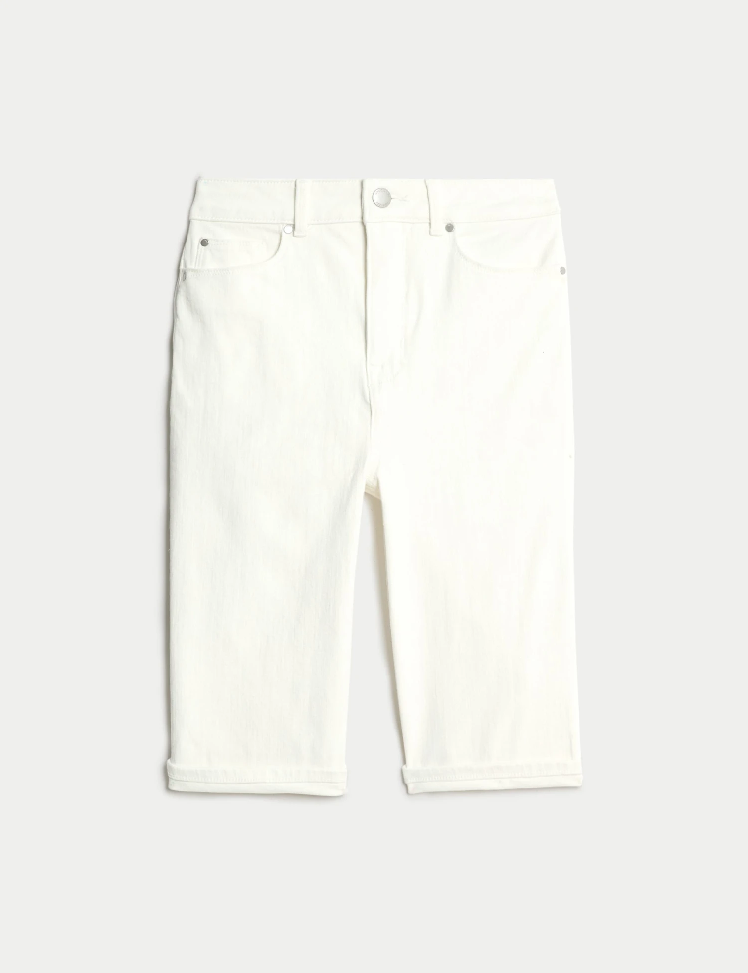 Cotton Rich High Waisted Magic Denim Shorts 4 Cotton Rich High Waisted Magic Denim Shorts - Image 2