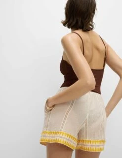 Cotton Rich Jacquard Beach Shorts -Marks and Spencer Shop Cotton Rich Jacquard Beach Shorts 3