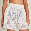 Accessorize Cotton Rich Lace High Waisted Shorts 2 Accessorize Cotton Rich Lace High Waisted Shorts -Marks and Spencer Shop Cotton Rich Lace High Waisted Shorts