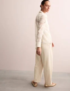 Jaeger Cotton Rich Lace Shirt -Marks and Spencer Shop Cotton Rich Lace Shirt 5