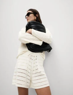 Cotton Rich Open Stitch Beach Shorts