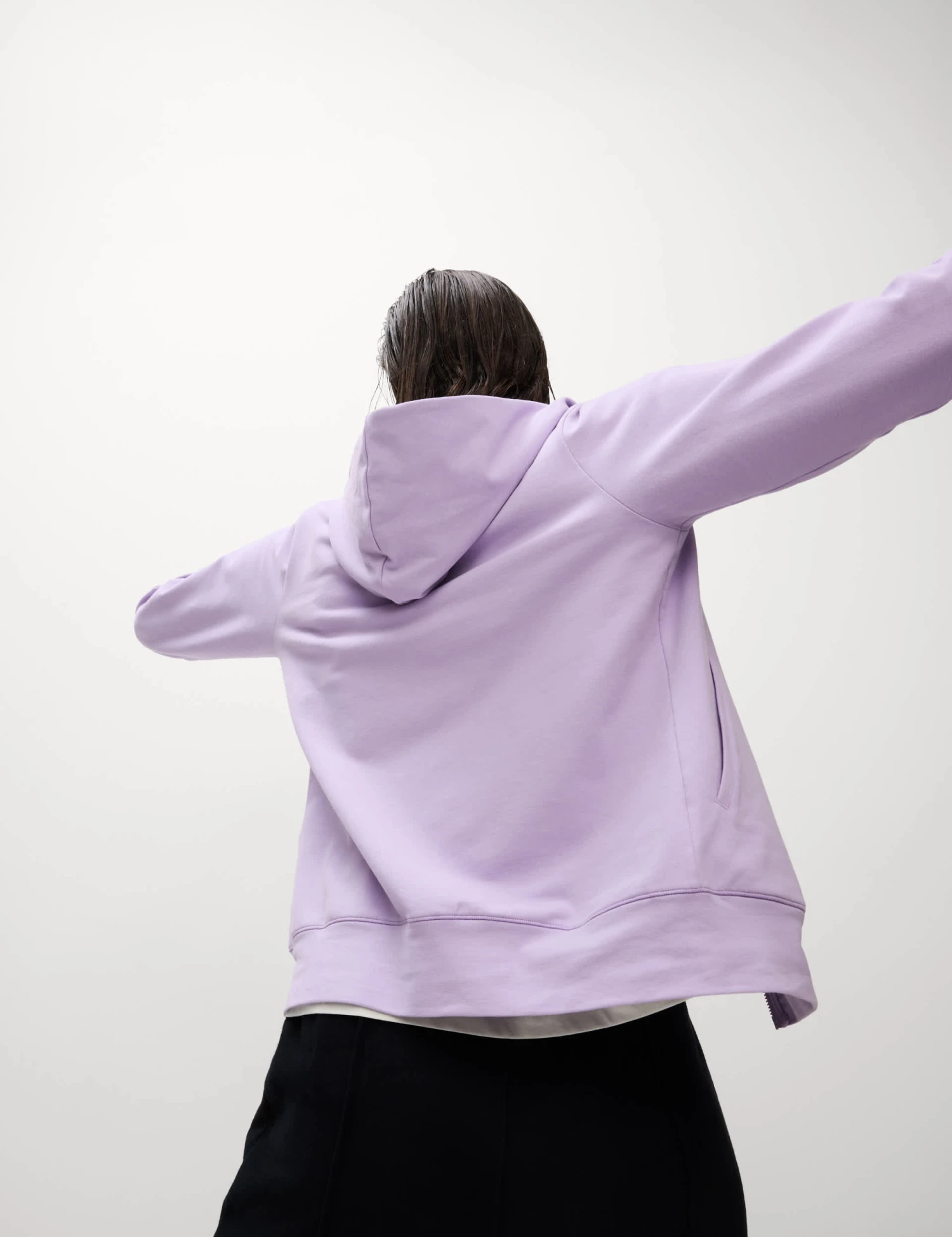 Cotton Rich Relaxed Zip Up Hoodie 8 Cotton Rich Relaxed Zip Up Hoodie - Image 6