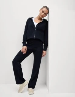 Cotton Rich Side Stripe Straight Leg Joggers 26 Cotton Rich Side Stripe Straight Leg Joggers -Marks and Spencer Shop Cotton Rich Side Stripe Straight Leg Joggers 4