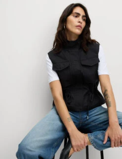 Cotton Rich Utility Gilet -Marks and Spencer Shop Cotton Rich Utility Gilet 4