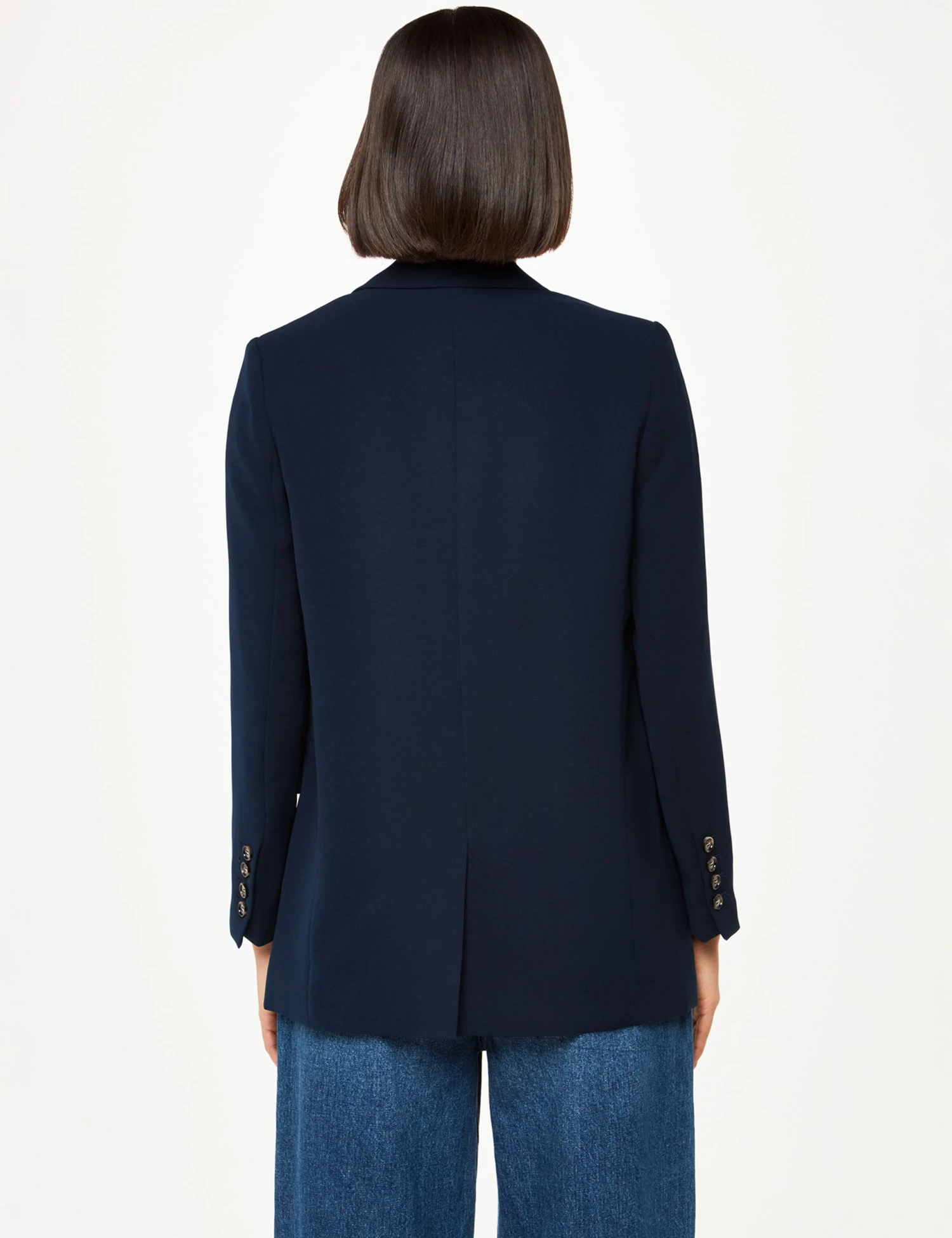 Whistles Crepe Relaxed Blazer 5 Whistles Crepe Relaxed Blazer - Image 3
