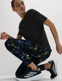 Crew Neck Laser Cut Relaxed T-Shirt -Marks and Spencer Shop Crew Neck Laser Cut Relaxed T Shirt 4