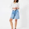 Denim Bermuda Shorts 1 Denim Bermuda Shorts -Marks and Spencer Shop Denim Bermuda Shorts