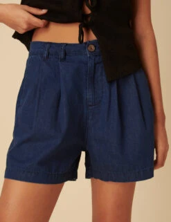 Denim High Waisted Shorts