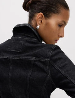 Denim Waisted Jacket -Marks and Spencer Shop Denim Waisted Jacket 5