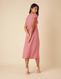 Ditsy Floral V-Neck Empire Line Midi Tea Dress -Marks and Spencer Shop Ditsy Floral V Neck Empire Line Midi Tea Dress 2