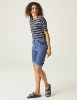 Regatta Erdre Denim Knee Length Shorts