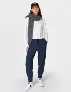 Sweaty Betty Essential Crew Neck Crop Top -Marks and Spencer Shop Essential Crew Neck Crop Top 2