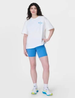 Sweaty Betty Explore More Pure Cotton Logo T-Shirt 21 Sweaty Betty Explore More Pure Cotton Logo T-Shirt -Marks and Spencer Shop Explore More Pure Cotton Logo T Shirt 3