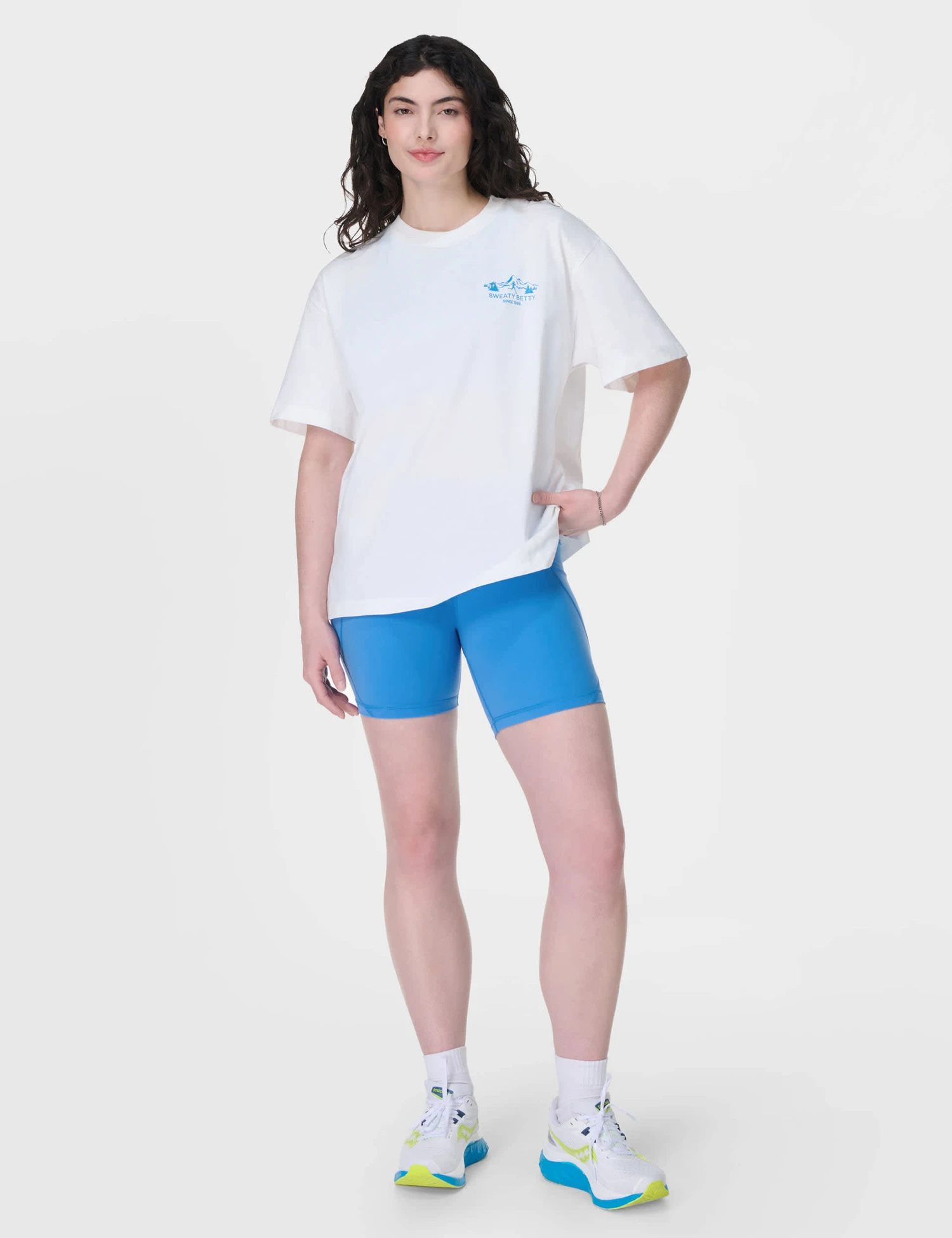 Sweaty Betty Explore More Pure Cotton Logo T-Shirt 6 Sweaty Betty Explore More Pure Cotton Logo T-Shirt - Image 4