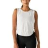 Beyond Yoga Featherweight Waist No Time Wrap Front Top