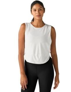 Beyond Yoga Featherweight Waist No Time Wrap Front Top