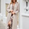 Fitted Longline Coat -Marks and Spencer Shop Fitted Longline Coat